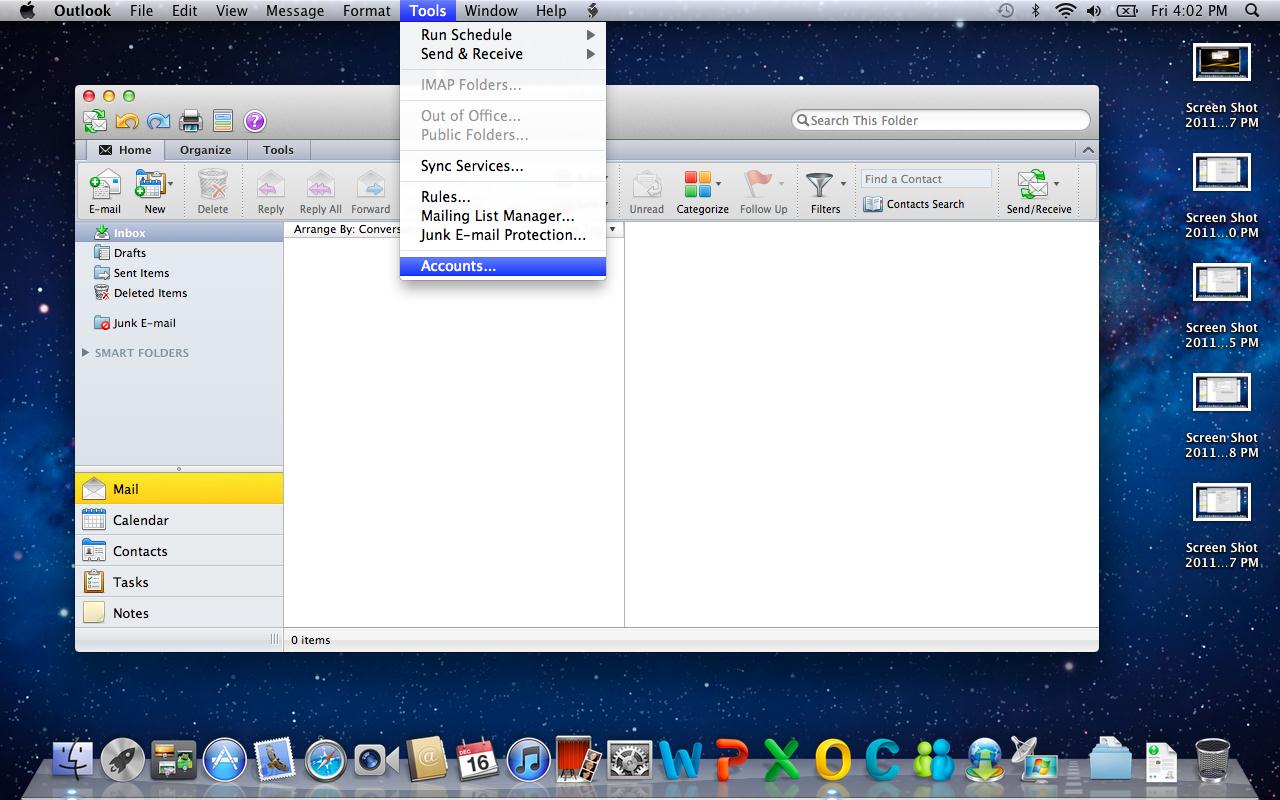 configure gmail in outlook 2011 for mac